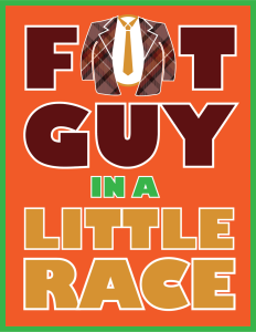 Fat Guy in a Little Race 0.5k logo