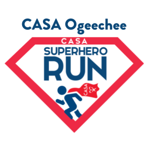 14th Annual CASA Ogeechee Superhero Run logo