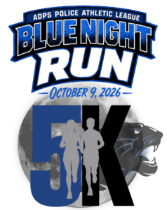 Adps Police Athletic League Blue Night Run logo
