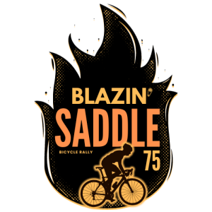 Blazin' Saddle 75 Bicycle Rally logo