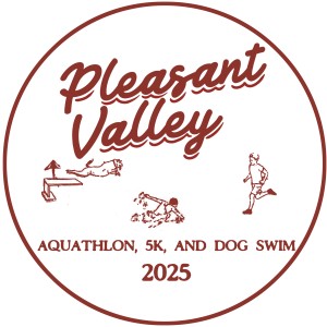 Pleasant Valley 5K Run/Walk, Aquathlon Challenge, and Dog Swim logo