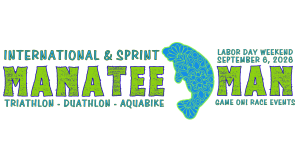 Game On! ManateeMan Triathlon logo