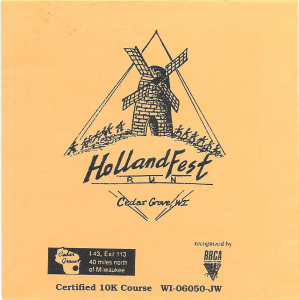 Holland Fest Run logo