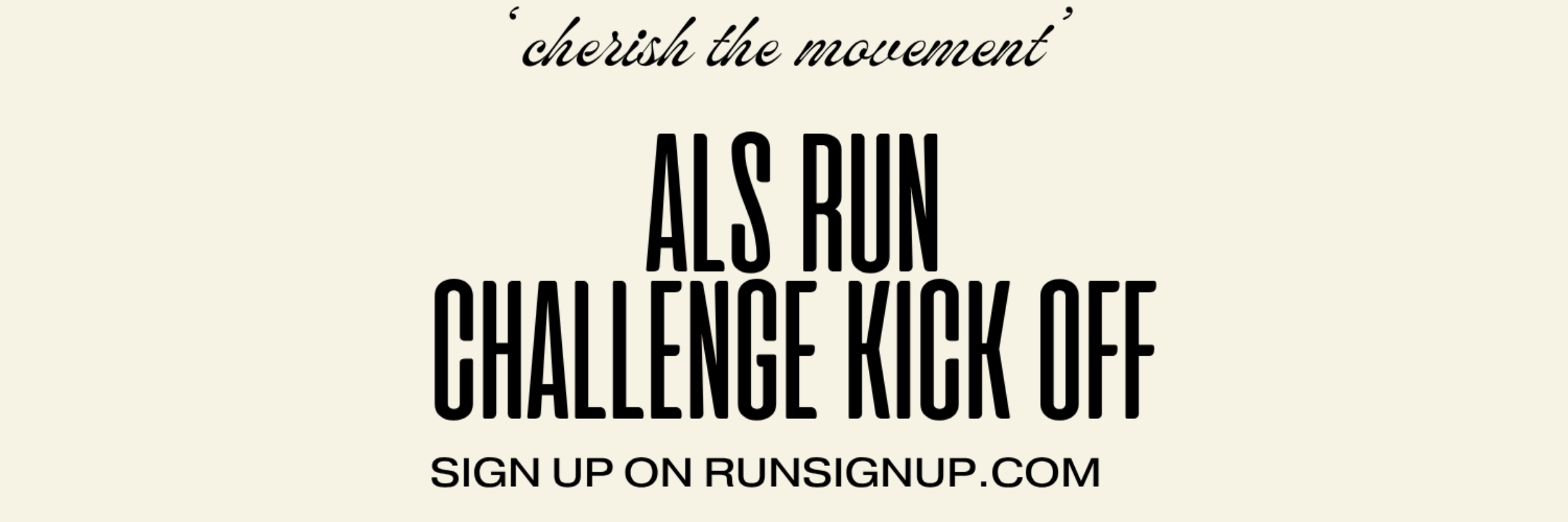 ALS RUN EVENT AND FUNDRAISER