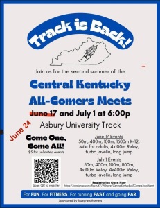 Central Kentucky All-Comers Track Meet 2026 logo