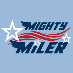 May 25th, The Mighty Miler logo