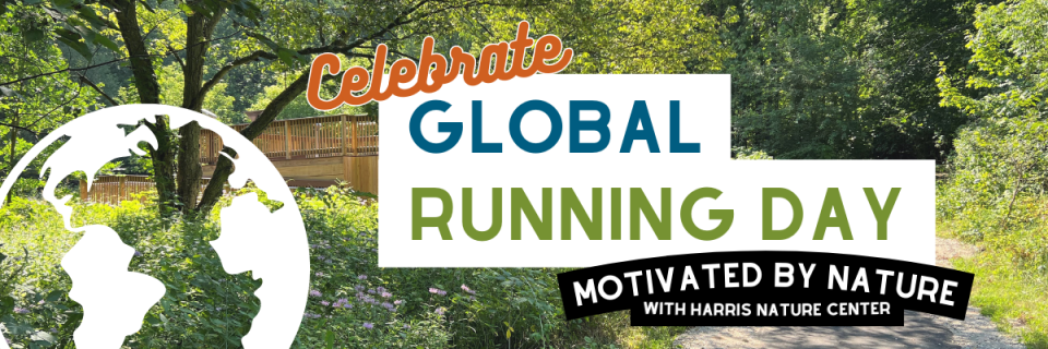Global Running Day 2.25-mile Trail Run/Walk - Motivated by Nature for Harris Nature Center