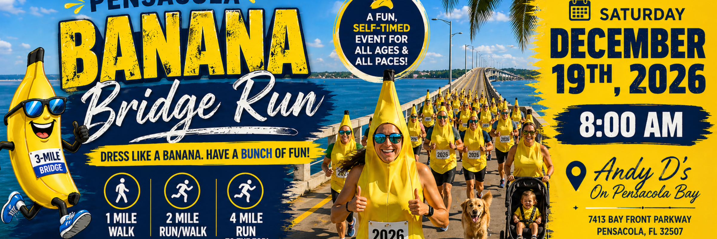 Pensacola Banana Bridge Run Dec. 19th