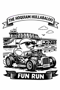 Hoquiam Hullabaloo 5K Run/Walk logo
