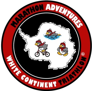 White Continent Triathlon logo