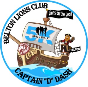 Lions on the Leon Captain "D" Dash for "Sight" 5K Fun Run/Walk logo