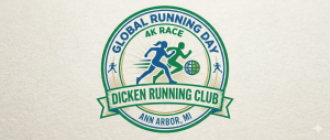 Dicken Running Club Global Running Day 4k logo