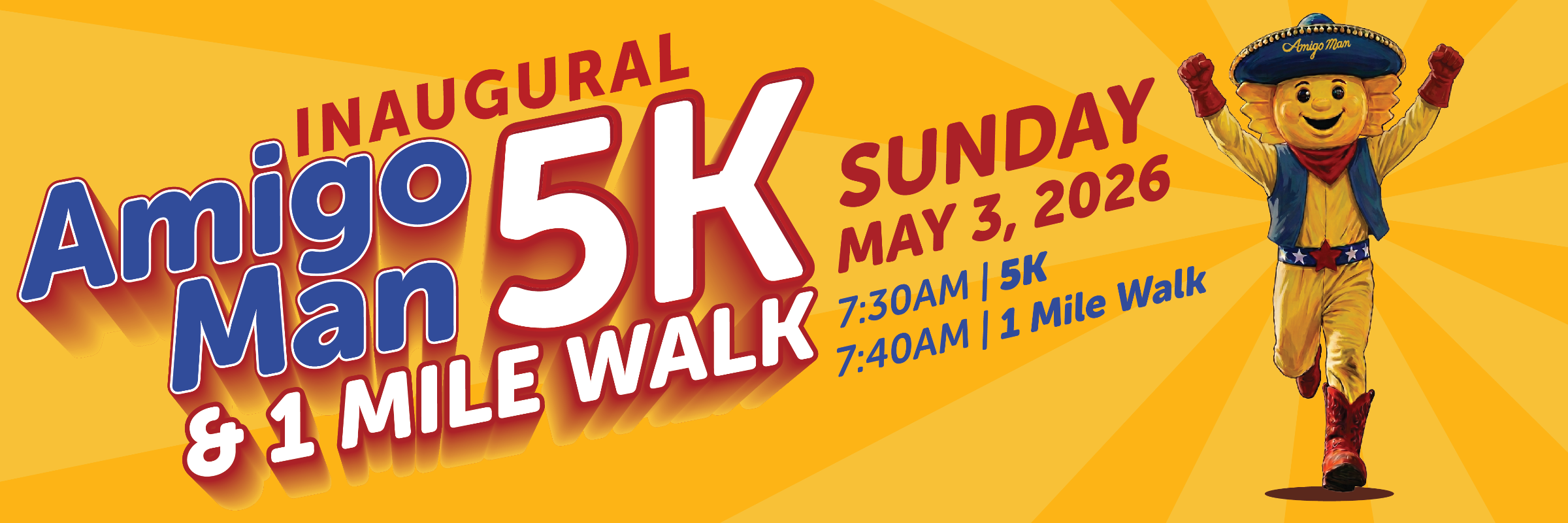 Amigo Man 5K Run & 1 Mile Walk