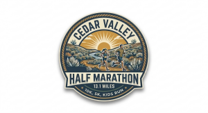 Cedar Valley Half Marathon logo