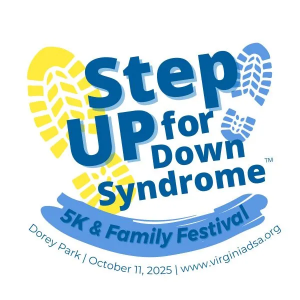 Rrrc Volunteers for Step Up for Down Syndrome logo