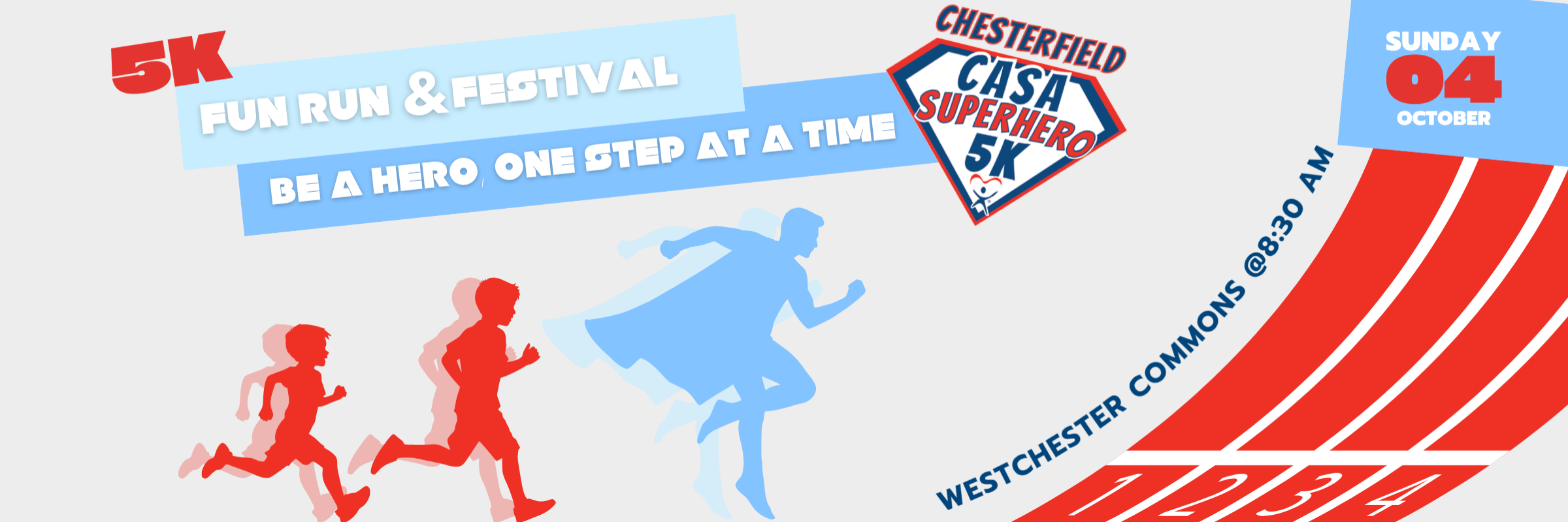 Chesterfield CASA Superhero 5k, Kid's 1k Run, & Family Festival