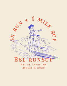 Bay Saint Louis Run+SUP logo