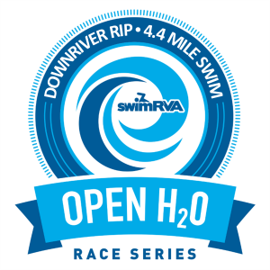 2026 SwimRVA Down River Rip logo