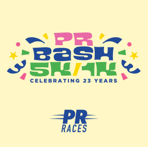 =PR= Races: PR Bash 5K logo