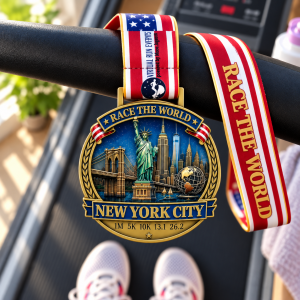 New York City Virtual Race – Run or Walk Anytime | 1M, 5K, 10K, 13.1 & 26.2 logo
