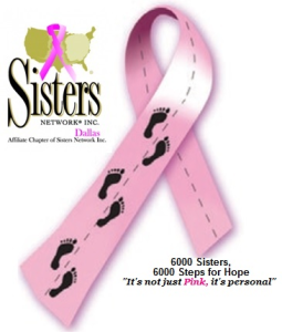 6000 Sisters, 6000 Steps for Hope Breast Cancer Walk & Health Expo logo
