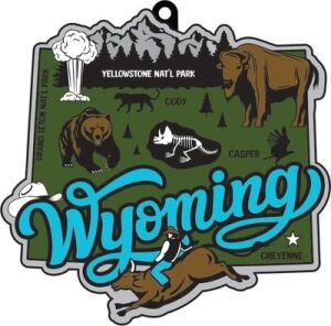 Race Through Wyoming 1M, 5K, 10K, 13.1, 26.2 - Now Only $20! logo
