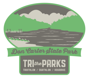 Tri the Parks - Don Carter State Park Sprint logo