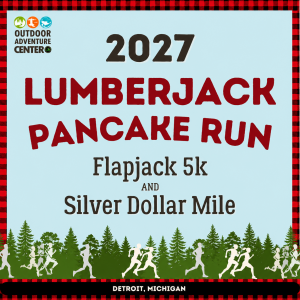 Lumberjack Pancake Run logo