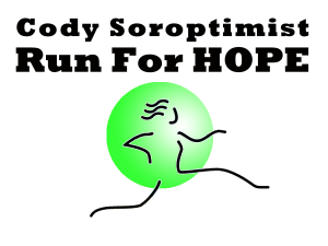 Cody Soroptimist Run for Hope logo
