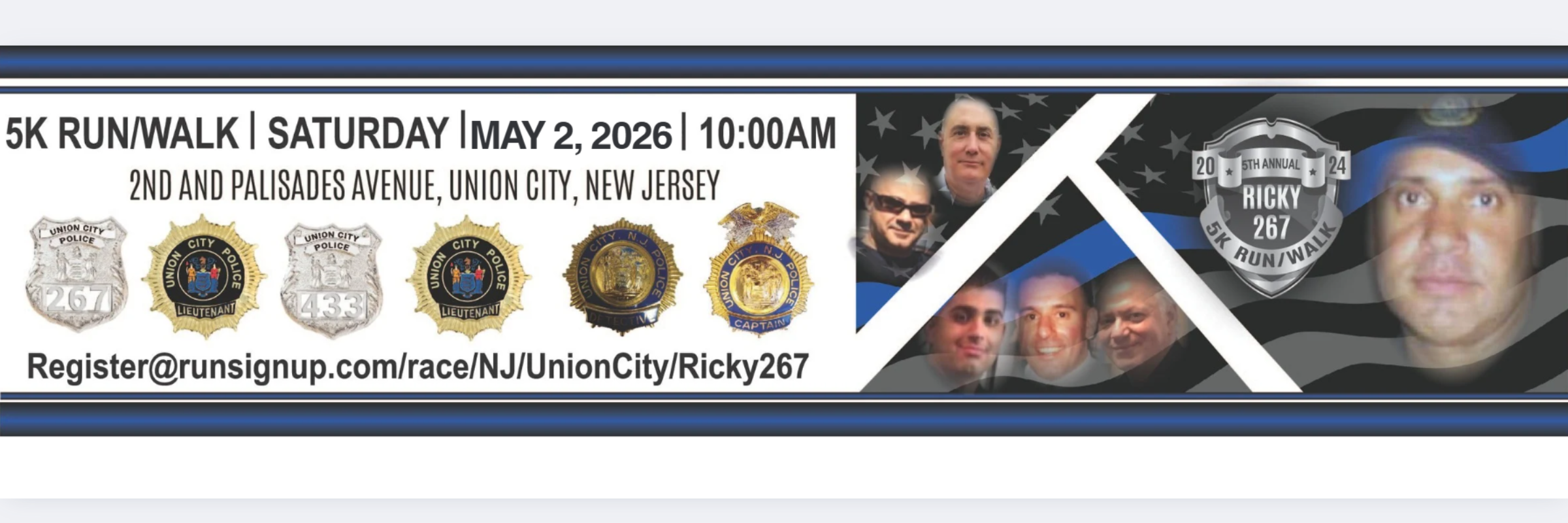 The 7th Annual “Ricky” 267 5K Run/Walk & Kids Fun Run