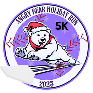 Angry Bear Holiday Fun Run and 5K logo