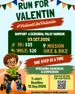Run For Valentin 5k logo