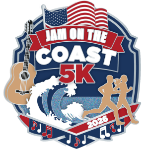Jam On The Coast 5K logo