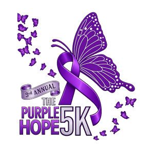 The Purple Hope 5k logo