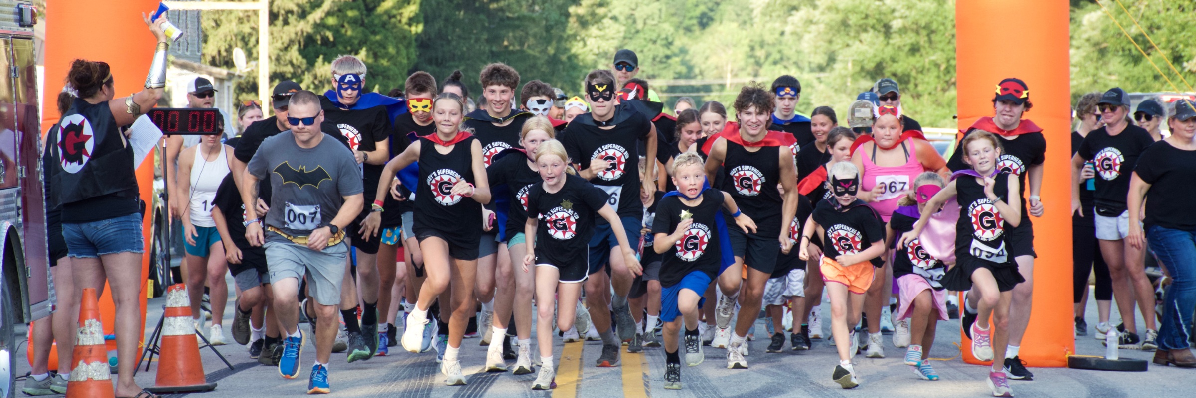 Grady's Superhero Run