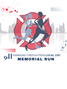 Hammond Firefighters 911 Memorial Run logo
