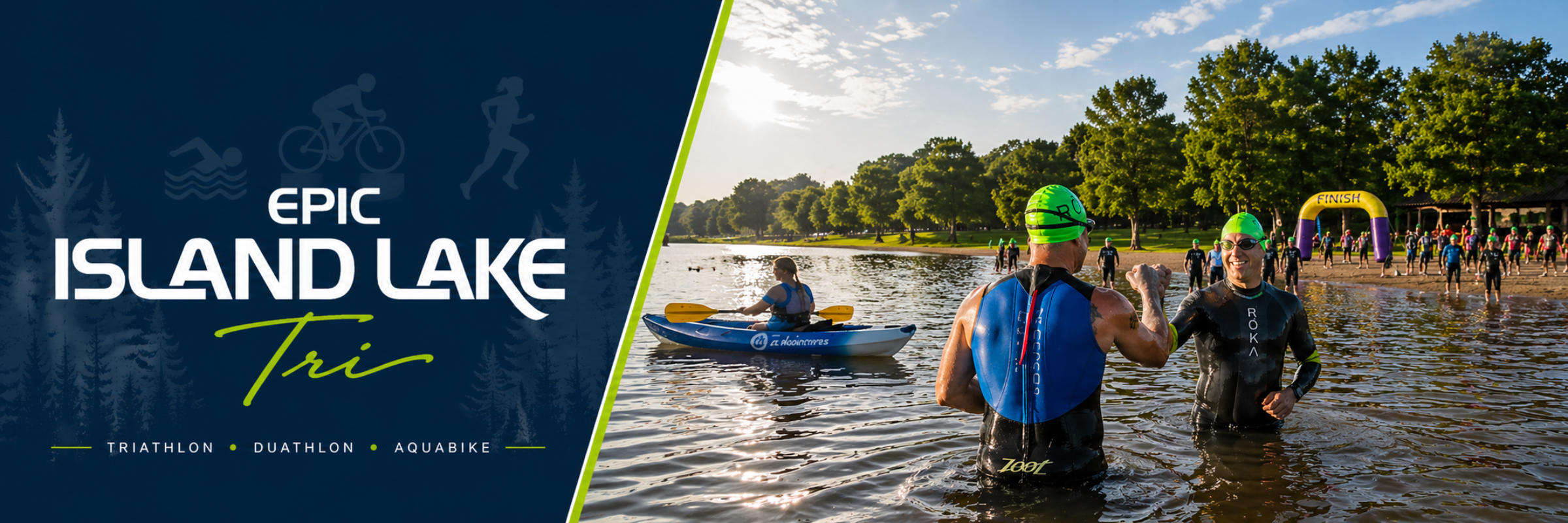 Epic Races' Island Lake Triathlon, Duathlon, Aquabike
