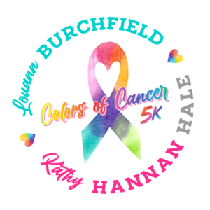 LouAnn Burchfield/Kathy Hannan Hale Colors of Cancer Memorial 5K Color Run/Walk and 1k Kids Fun Runo logo