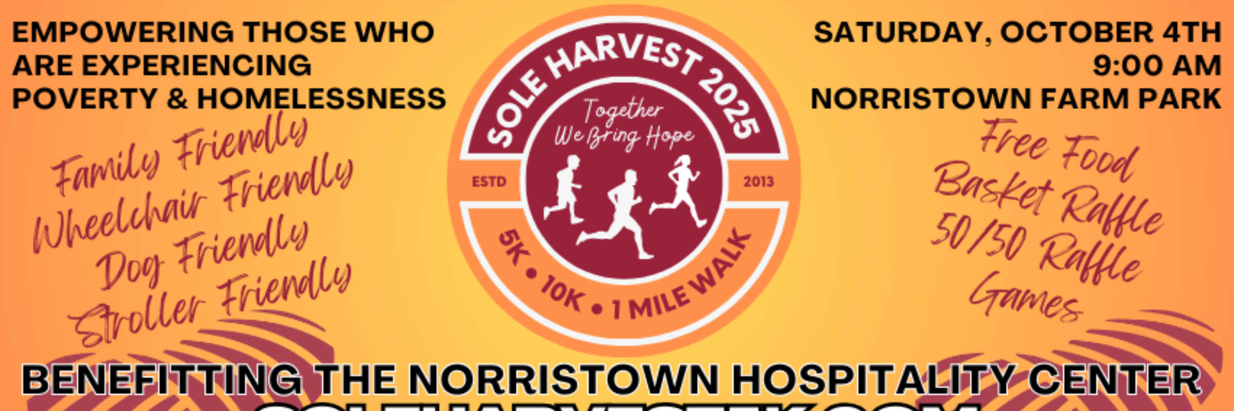 Sole Harvest 5K/10K Run & 1 Mile Walk