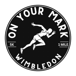 Wimbledon Run, Walk, Bolt logo
