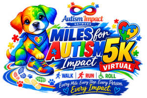 Miles for Autism Impact Virtual 5K logo