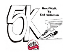 5K Run / Walk To End Addiction logo