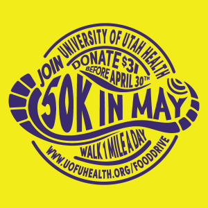 U of U Health 50k in May 2026 logo