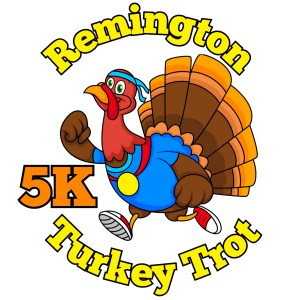 Remington Turkey Trot 5k Race and Walk logo