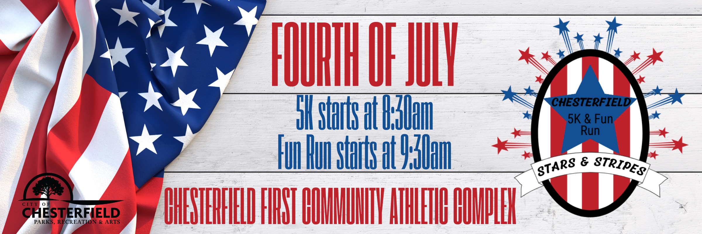 Chesterfield Stars & Stripes - 5k and Kids Fun Run