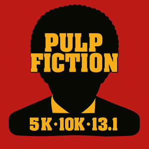 Pulp Fiction: Royale with Speed 5K, 10K & 13.1 logo