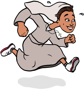 Salesian Sisters Fun Nun Run logo