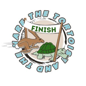 Tortoise and the Hare Trail Races logo