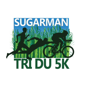 Sugarman Tri, Du, AquaBike, AquaThon, 5k Run/Walk & Kids Tri and Splash-N-Dash logo