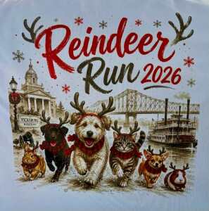 Reindeer Run 5K of Vicksburg logo